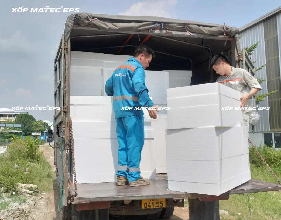 Nhà máy xốp matec giao hàng toàn quốc